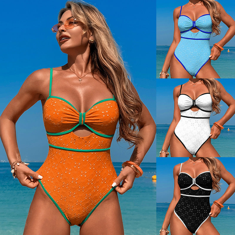 New hot spring swimsuit women's urban swimsuit one-piece swimsuit ladies high-end