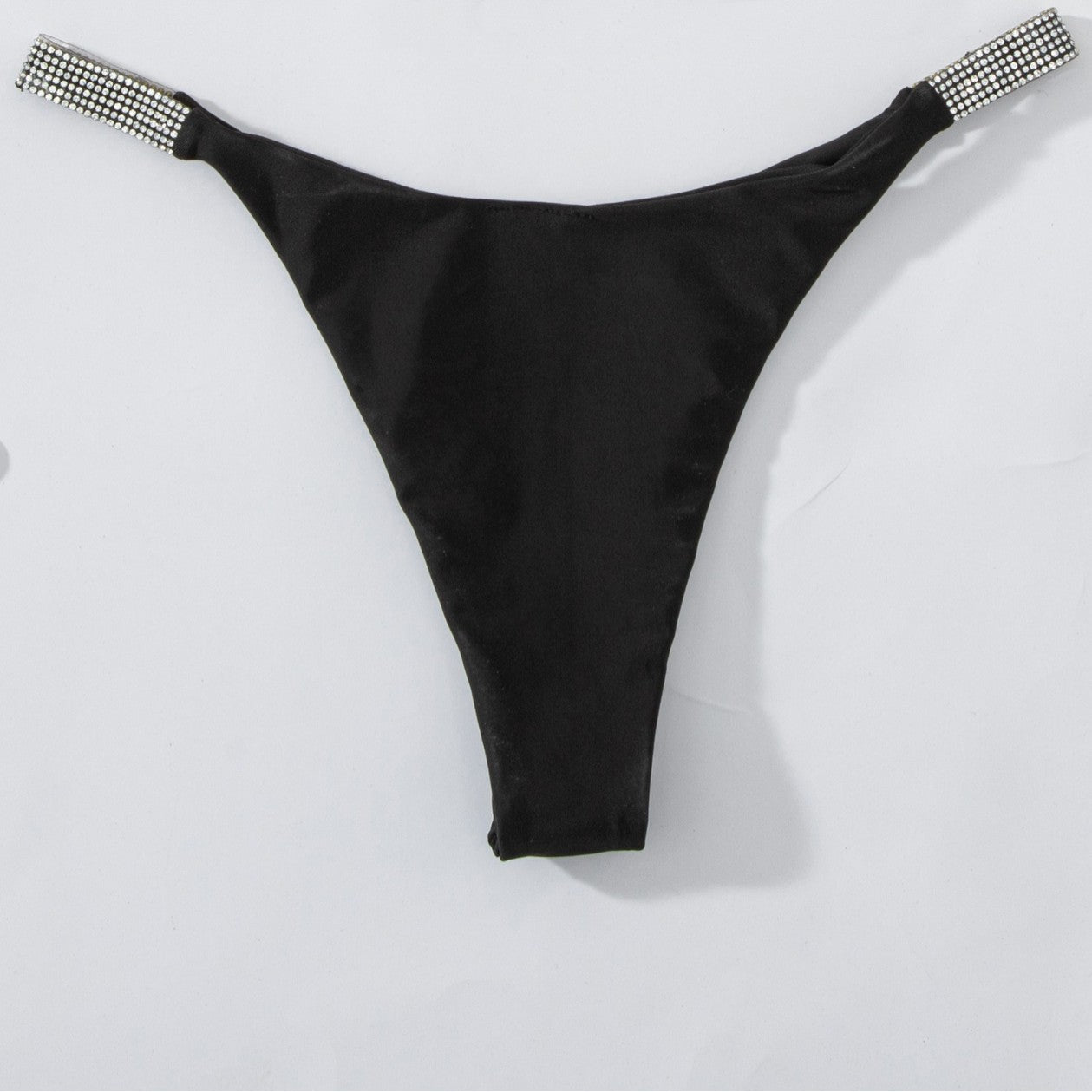 European and American hot-selling solid color diamond-studded bikini